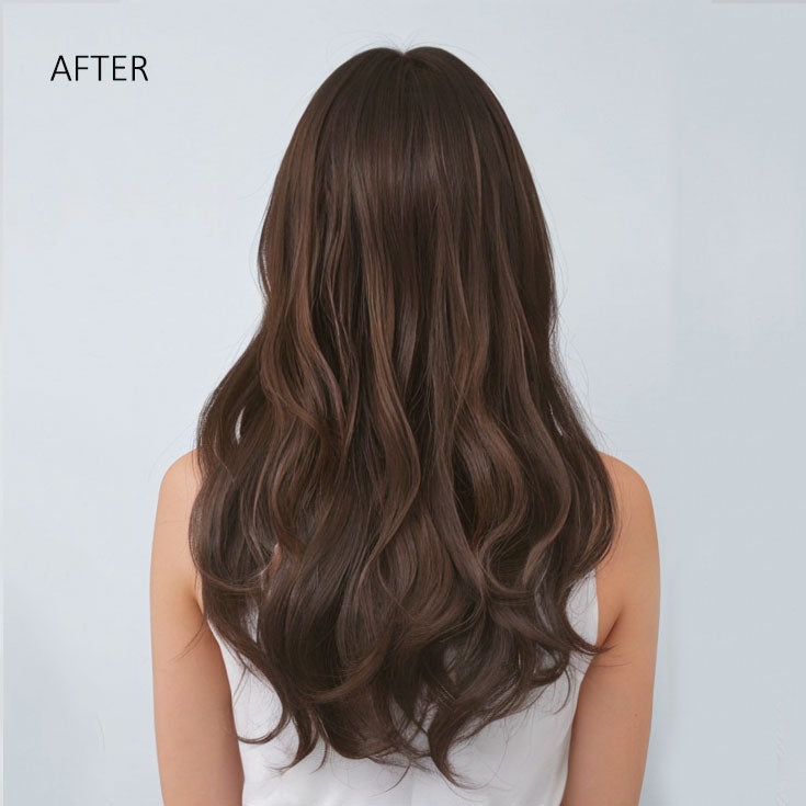 Hair Extensions Before and after-4-after