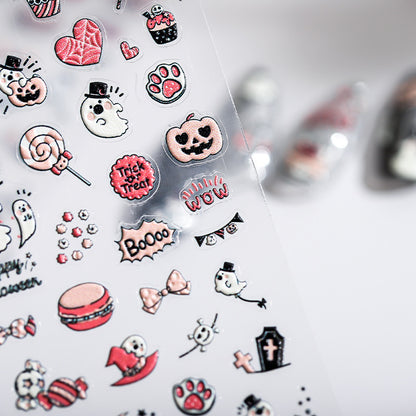 Halloween Cute 5D Nail Stickers