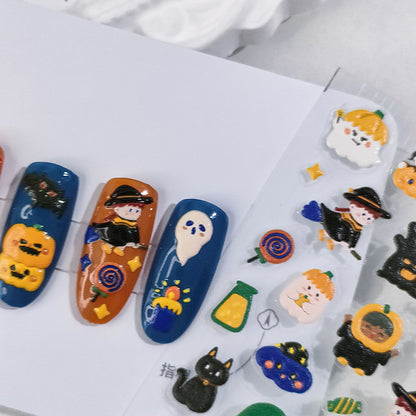 Happy Halloween 5D Nail Stickers