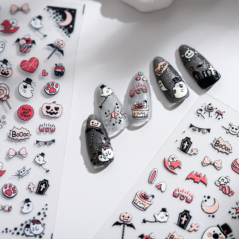 Halloween Cute 5D Nail Stickers