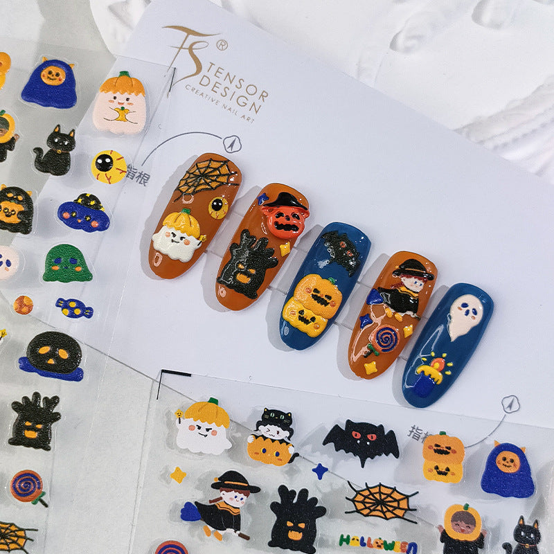 Happy Halloween 5D Nail Stickers