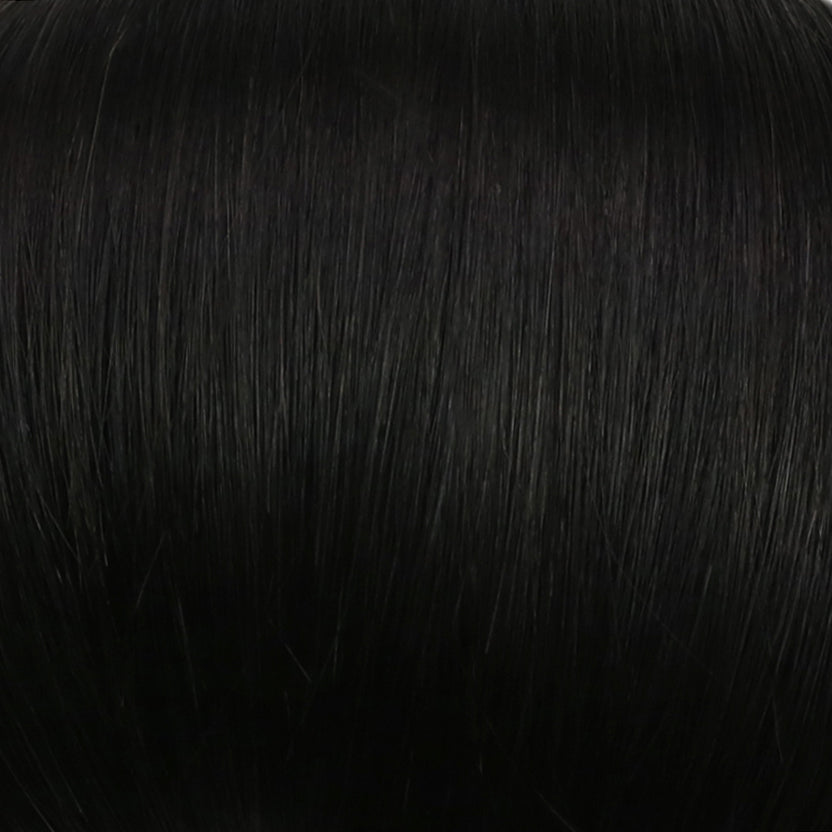 Natural Black #1B Traditional Weft Bundle