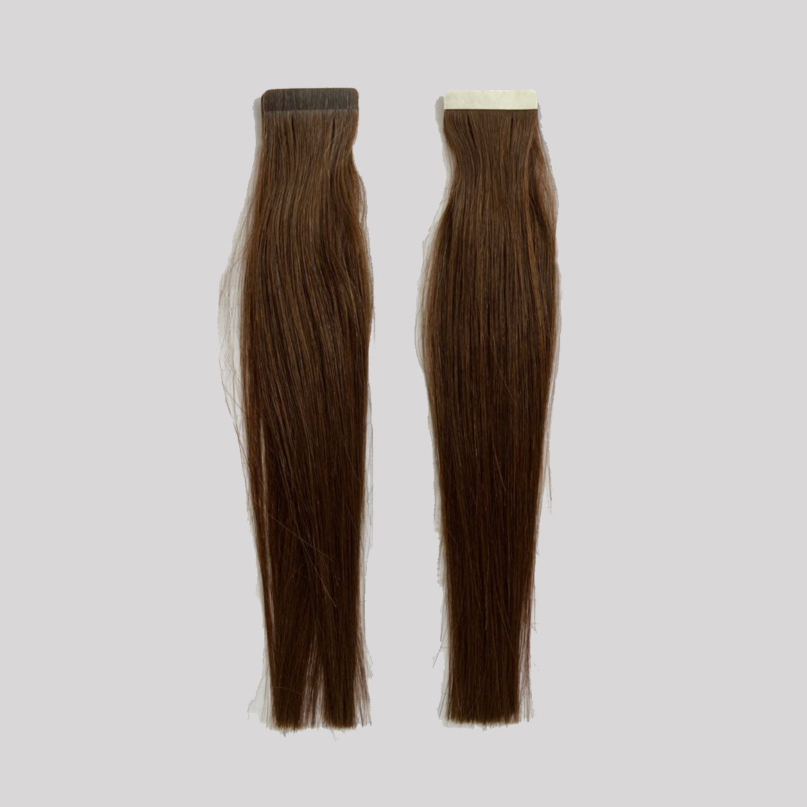 Chocolate Brown #4 Virgin Remy Tape in Hair Extensions