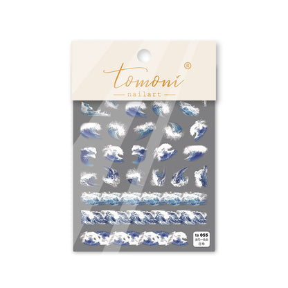 Beach Waves 5D Nail Stickers