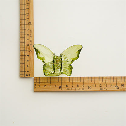 Transparent Butterfly Hair Claw Clip 5 Pcs