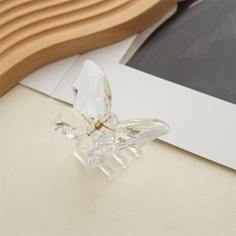 Transparent Butterfly Hair Claw Clip 5 Pcs