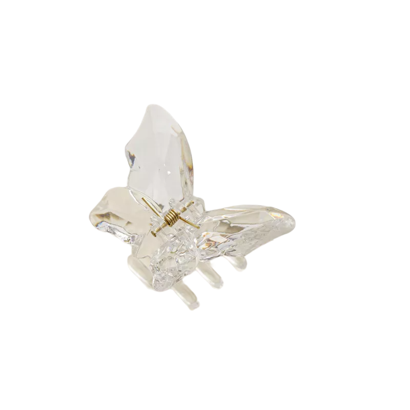 Transparent Butterfly Hair Claw Clip 5 Pcs