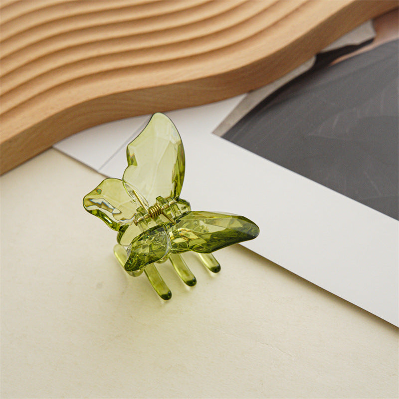 Transparent Butterfly Hair Claw Clip 5 Pcs