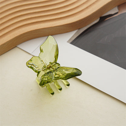 Transparent Butterfly Hair Claw Clip 5 Pcs