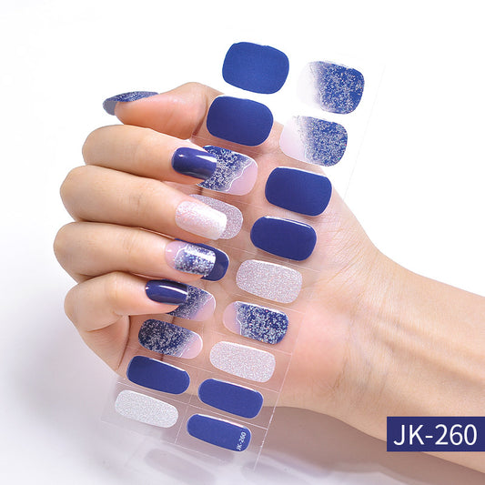 Blue Beach Gel Nail Polish Strips