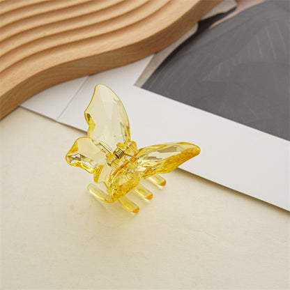 Transparent Butterfly Hair Claw Clip 5 Pcs