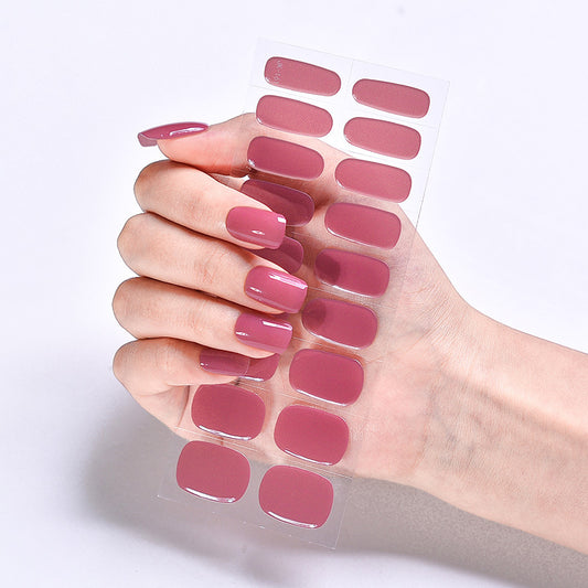 Daily Red Gel Nail Polish Strips