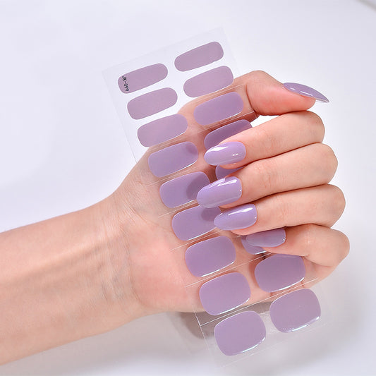 Purple Daily Gel Nail Polish Strips