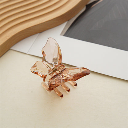 Transparent Butterfly Hair Claw Clip 5 Pcs