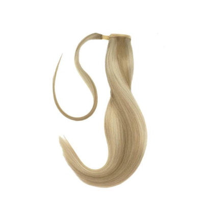 Highlights Blonde (#P18/613) Human Hair Ponytail Extension